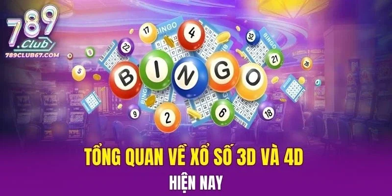 Tổng quan đặc trưng về Xổ Số 3D và 4D 